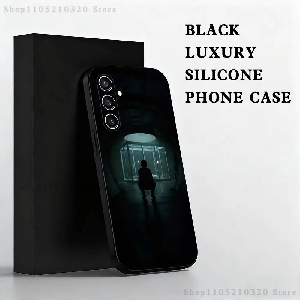 Custodia per telefono Joe G-Goldberg Y-You Series per Samsung S25, S24, S23, S22, S21, S20, S10, Ultra, Plus, Lite, FE, Cover morbida in silicone nero