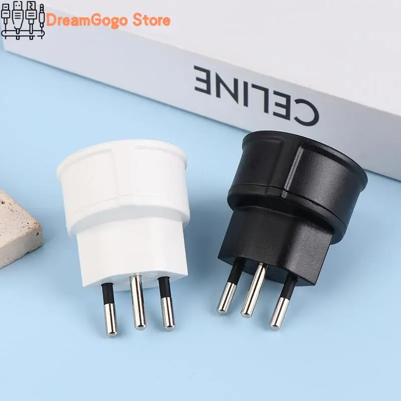 3 Pin Plug Travel Adapter Europ France German TO Swiss Plugs 10A 250V Power Plug EU To Swiss Electrical Plug Socket With Fuse