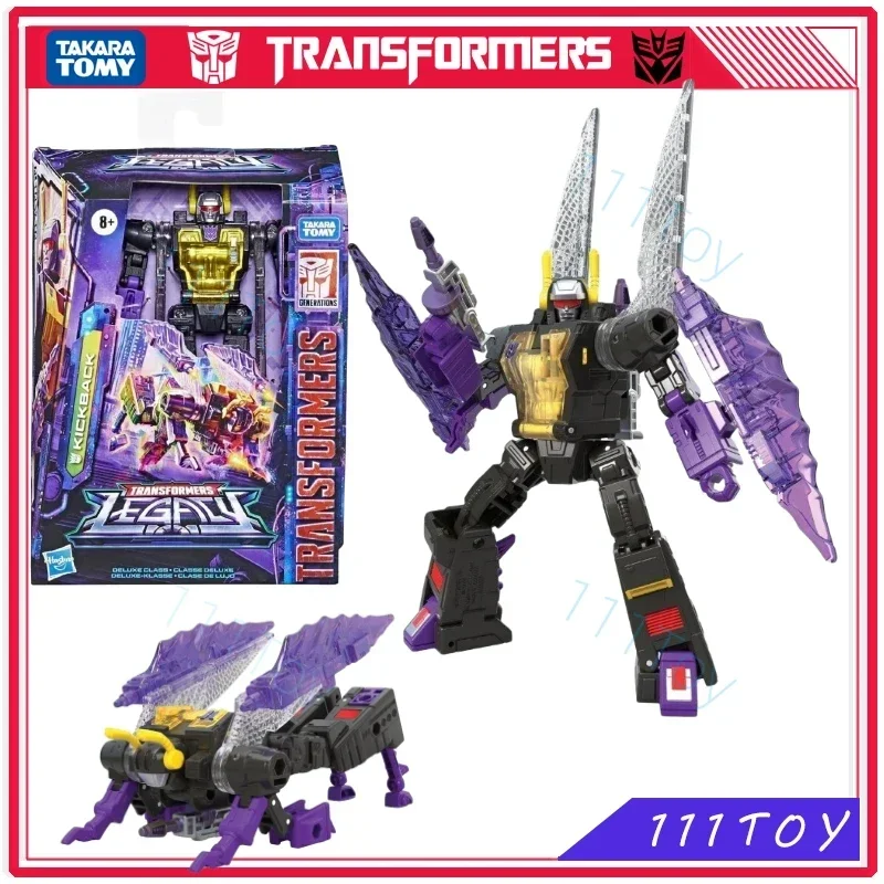 

In Stock Takara Tomy Transformers Toy Legacy Series Deluxe Class Kickback Anime Figures Robot Toys Action Figure Gifts Hobbies