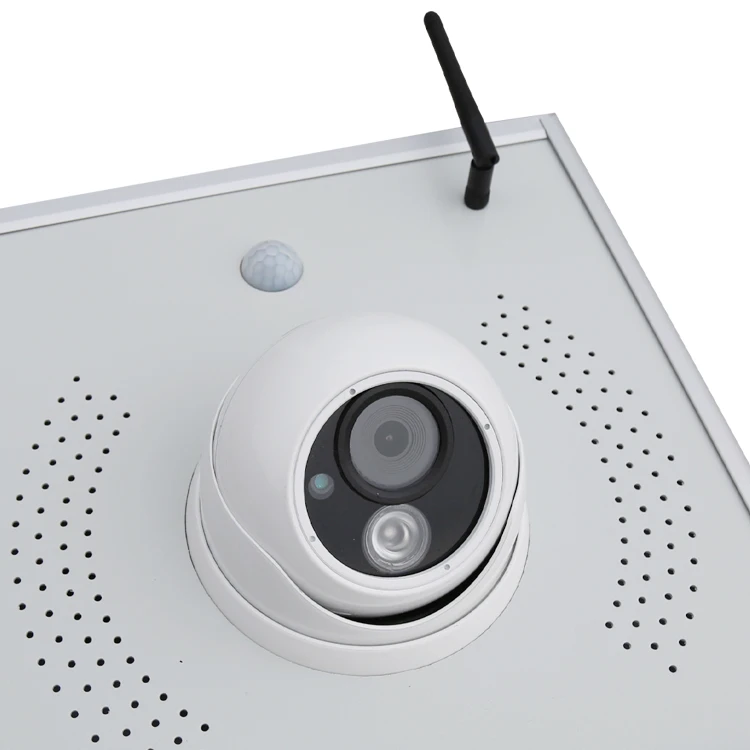 4g 1080P Cast Aluminum 2 in 1 Outdoor  Waterproof Integrated Security Wifi Wireless Solar Led Street