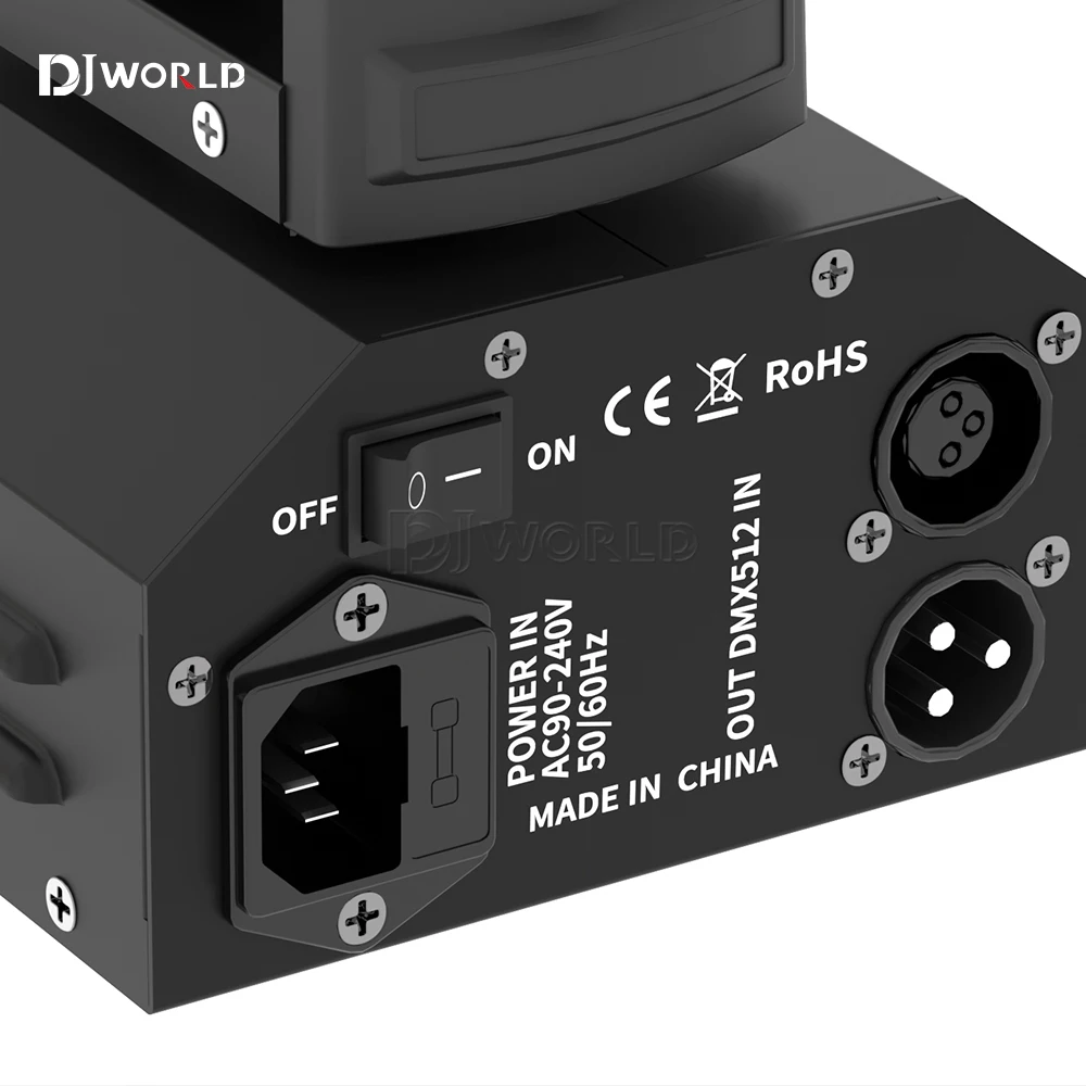 10W ลำแสงขนาดเล็กนำแสงเคลื่อนไหวหลอดไฟหน้า RGBW 4In1 DMX เวทีแสงเอฟเฟกต์สโตรโบสโคปสำหรับงานปาร์ตี้ดีเจคลับเต้นรำ