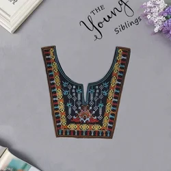 Fashion DIY Sewing Ethnic Feng Shui Soluble Embroidery Miao Embroidery Costume Clothing Clothing Accessories Accessories Decorat