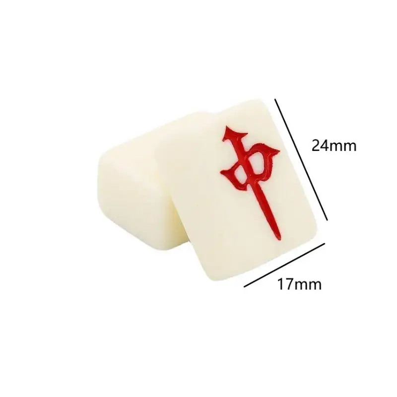 

Портативные наборы для маджонга, настольная игра с 144 меламиновой смолой, плитками для маджонга, большая сумка для хранения, настольная игра для семьи, время отдыха ​