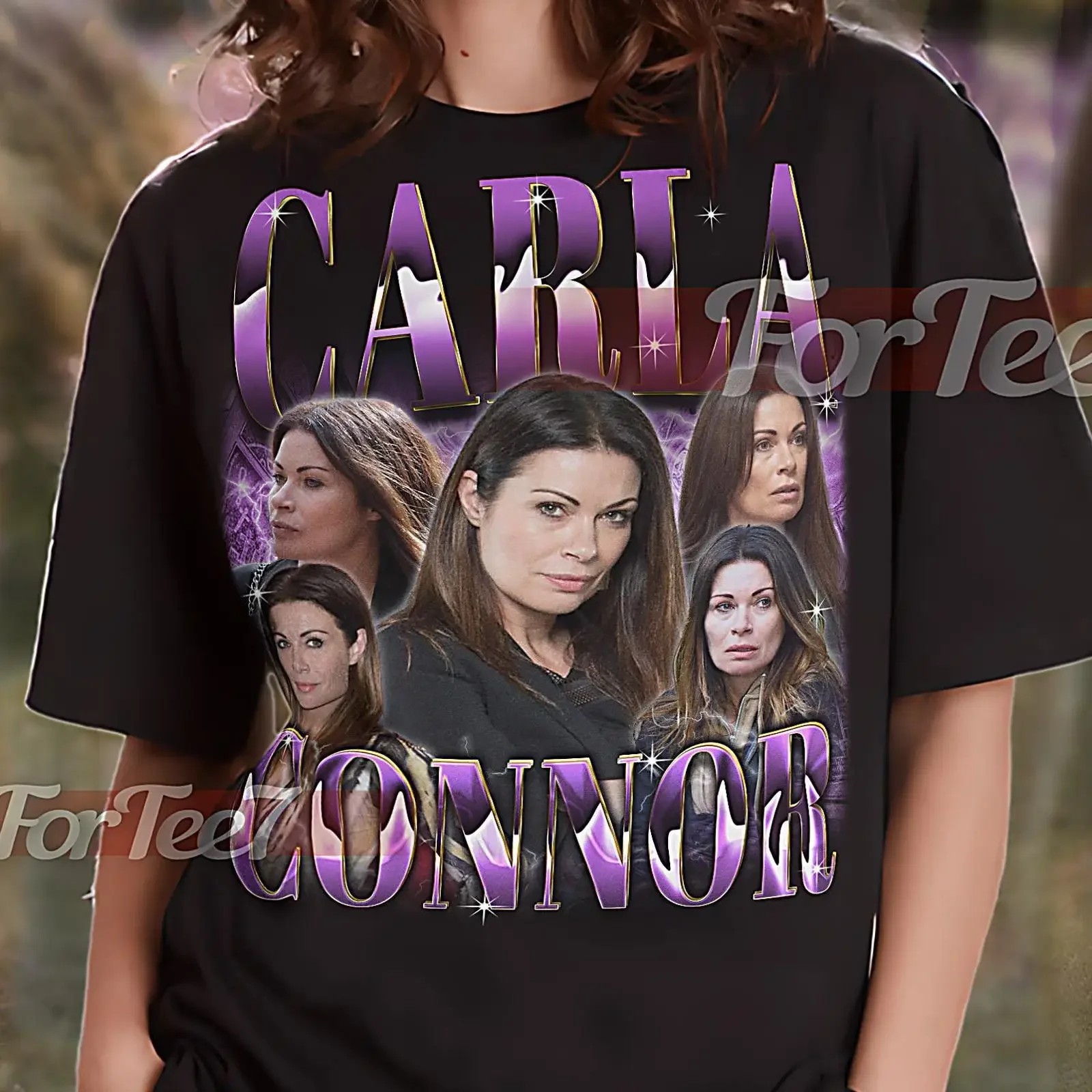 Vintage Carla Connor Homage T Shirt 90s Retro Casual Fan Merch  vintage Washed Top For Everyday Wear Slightly fashion Soft