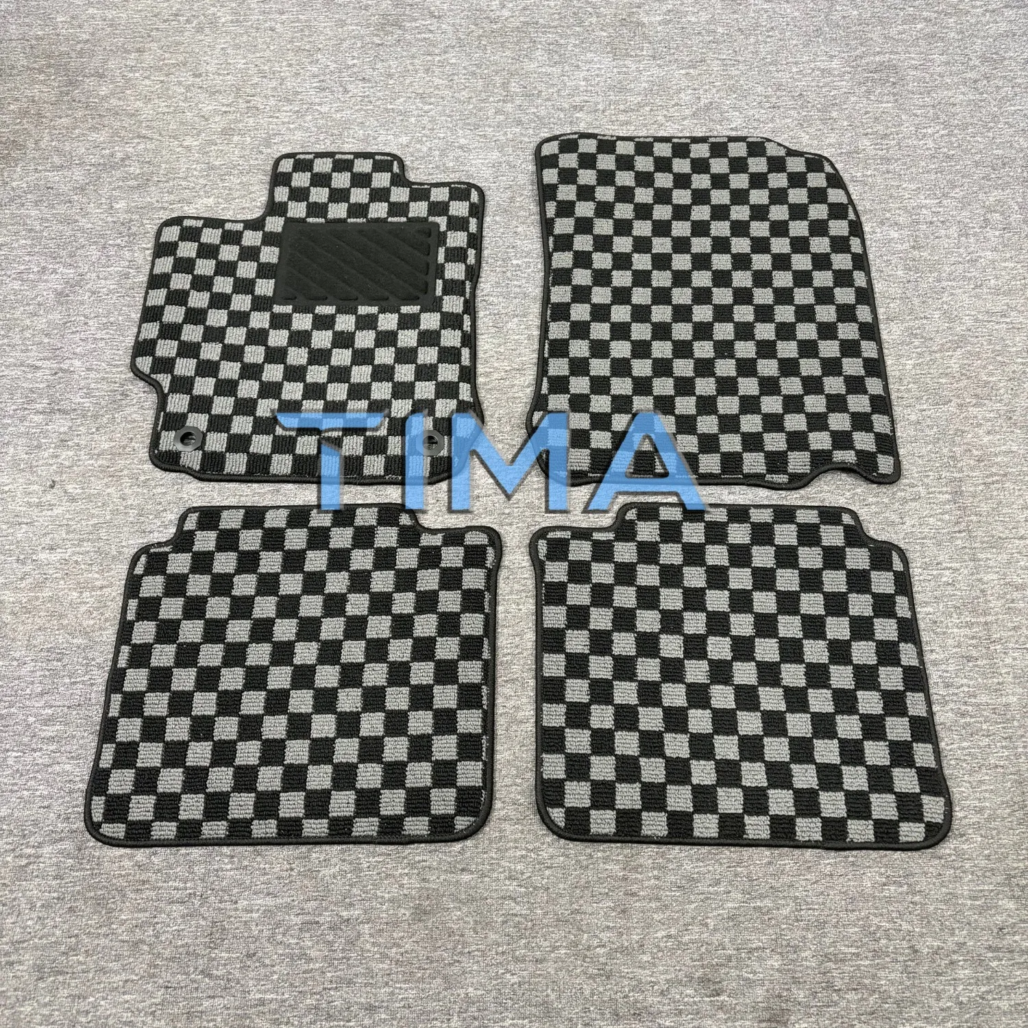 Checker Floor Mats JDM Style Floor Mats for 2012-2017, Toyota 7th generation Camry left Hand Driveor