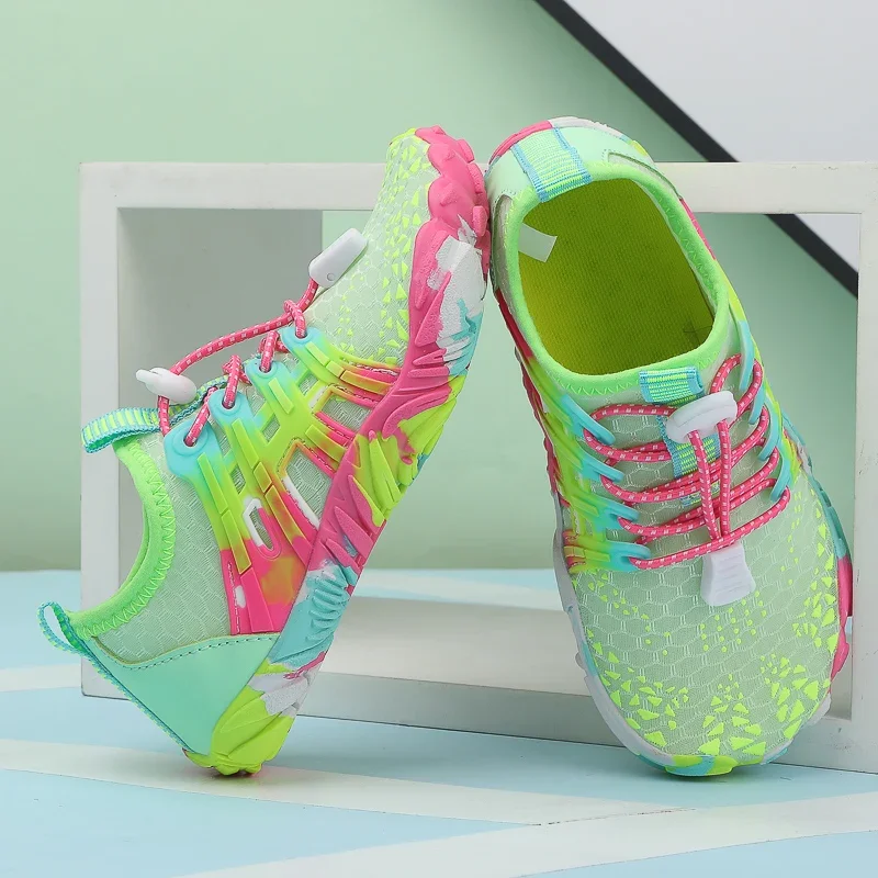 Zapatos Deportivos transpirables para niños, zapatillas deportivas ligeras de temporada para exteriores, zapatos casuales de malla para caminar, zapatillas para correr, nuevo