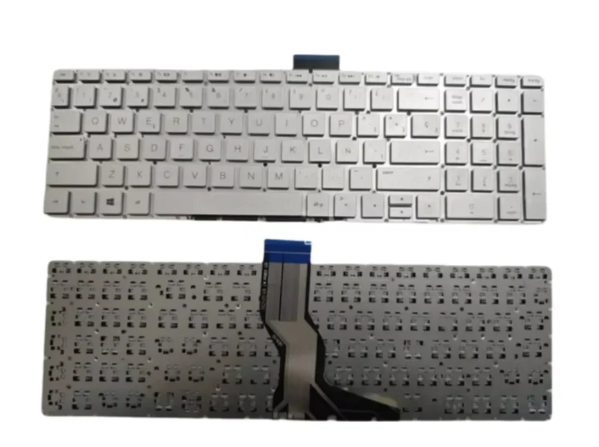 Spanish keyboard For hp 15-CC 15-BS 15-CB 15-BW 15-CK 15-CD 15-BU 15-BD TPN-C129 C130 Q191 Q193 silver