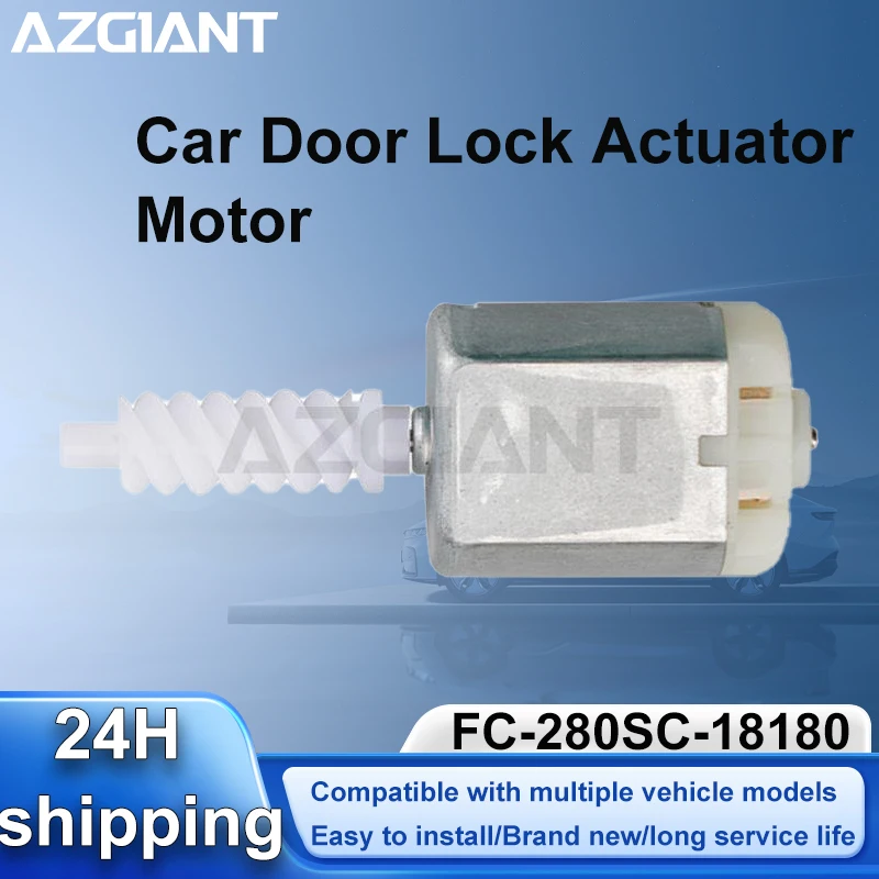 AZGIANT Car Door Lock Actuator Motor For Renault Kaptur/Captur/ Zoe/Kwid/Duster High-Speed Motor FC-280SC-18180