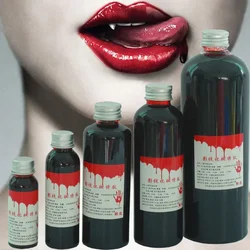 Cos sangre falsa ultra realista/simulaciones humano humano dientes hematofoiéticos/accesorios vomitar pulpbtmv comestible Halloween
