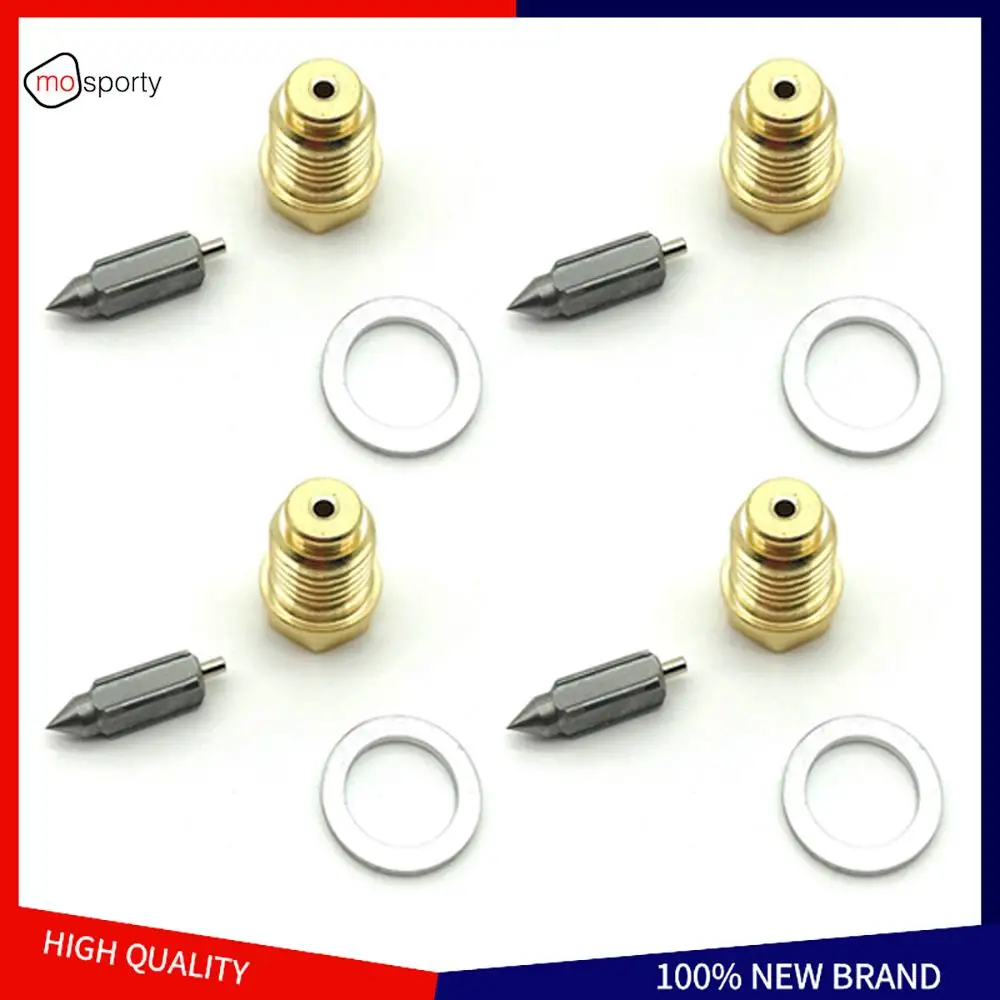 Motorcycle Carburetor Repair Rebuilt Kit Floating Needle Seat Needle Valve Parts for Kawasaki KE/H H1/H2 Z1000 Z1R Z900 KE125A7