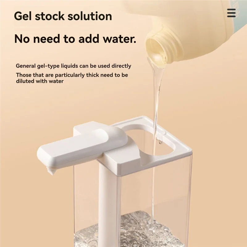A78E-Contactless Automatic Soap Dispenser Inductive Intelligent Design 490Ml Large Capacity For Home And Office Use