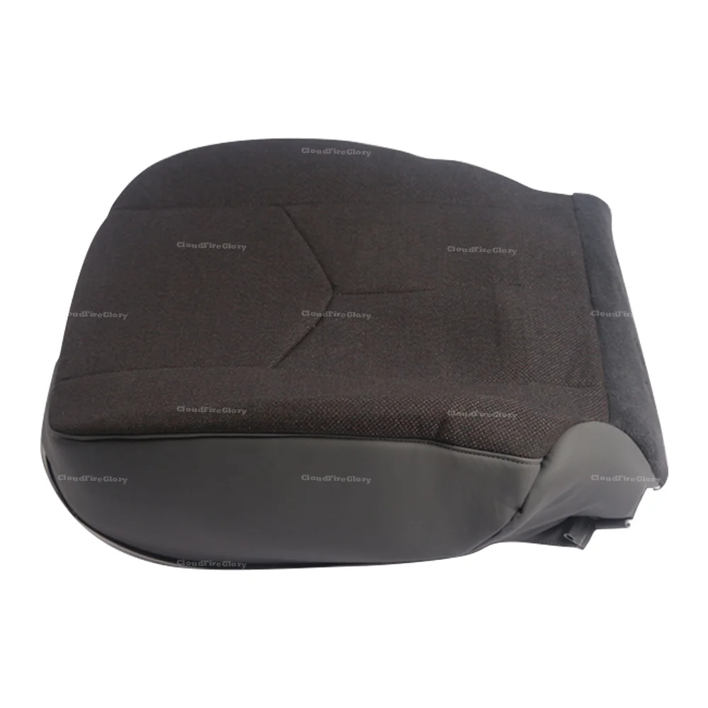 Black Vinyl Bottom Synthetic Leather Seat Cover Front Left Or Right Side For Chevy Silverado 2007 2008 2009 2010 2011 2012 2013