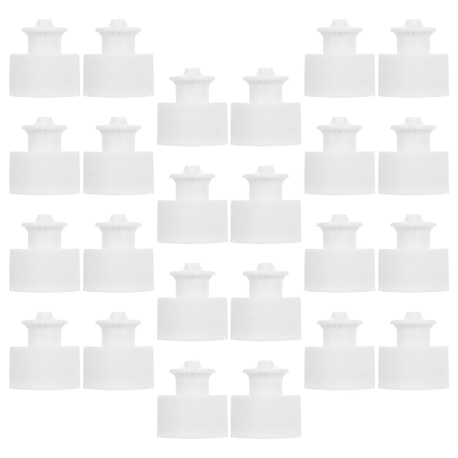

24pcs Sports Pull Cover Mineral Water Bottle Leak Proof Push Pull Replacement Caps Replacement Tops Plastic Bottle Caps