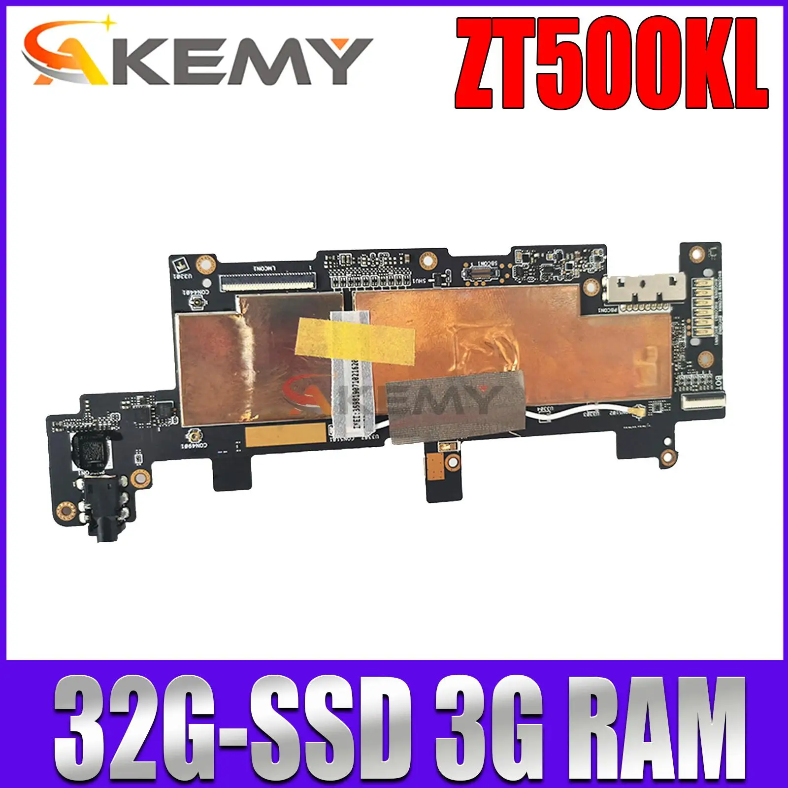 

ZT500KL with M8956 CPU 3G RAM 32G SSD Mainboard REV 1.3 For ASUS ZenPad Z10 ZT500KL Tablet Motherboard 100% Tested OK