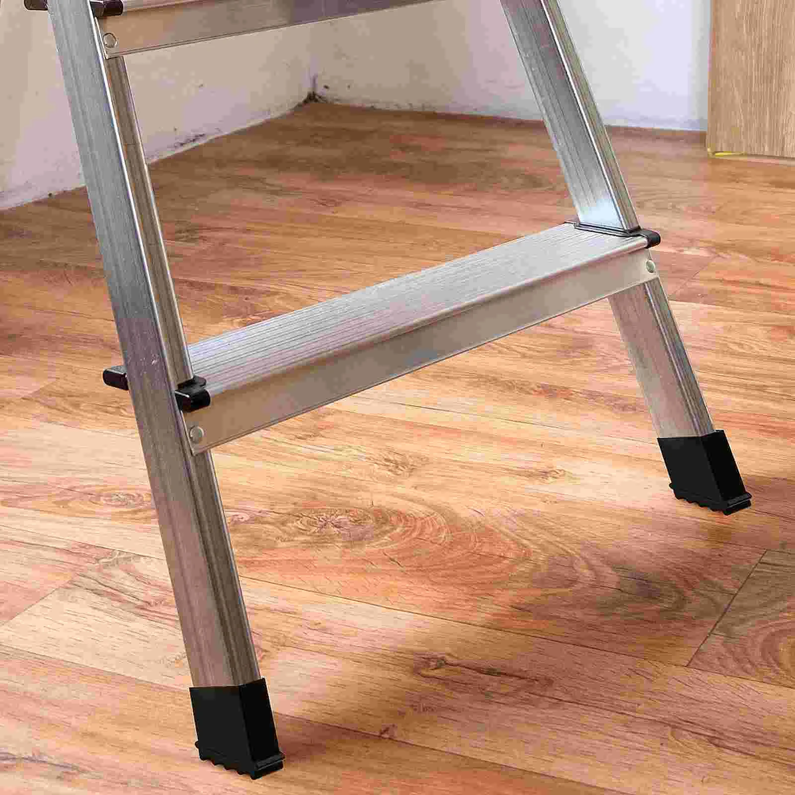 4 Pcs Non Rubber Feet Covers for Folding Ladder Protector Pads Wear Resistant Safe Anti Engineering Ladder