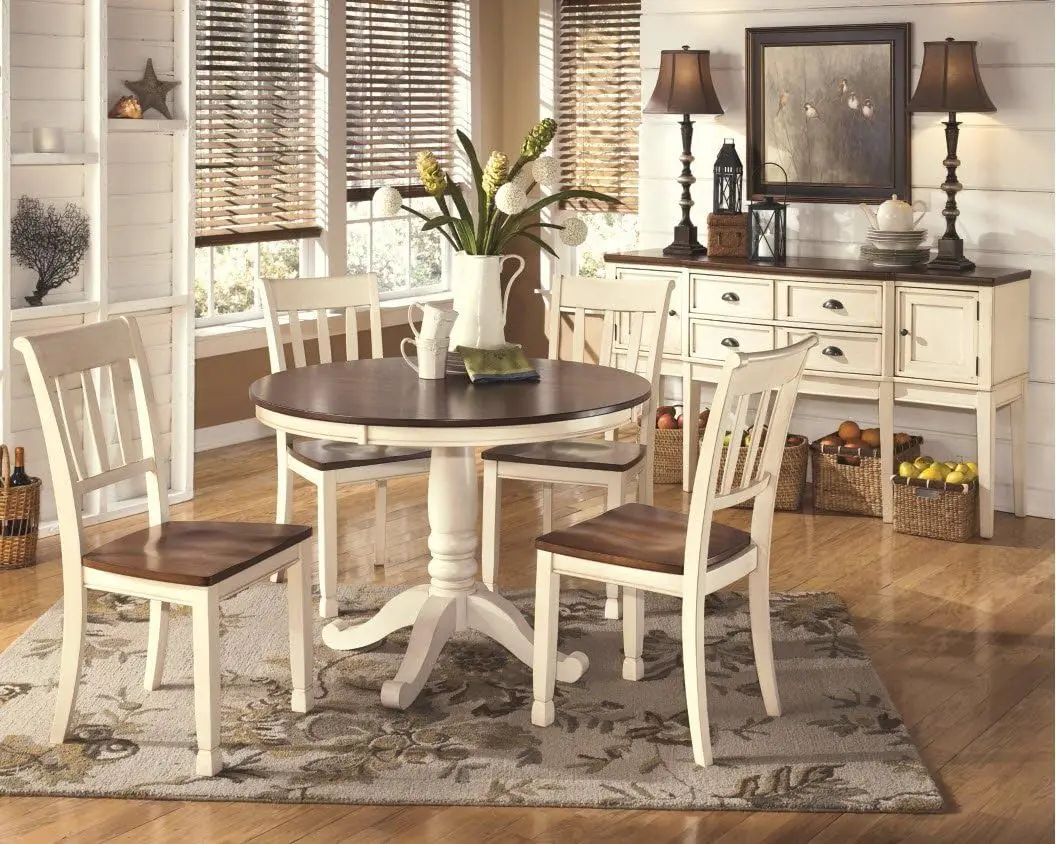 

WhiteOwing Dining Chair, Brown/Cottage White furniture