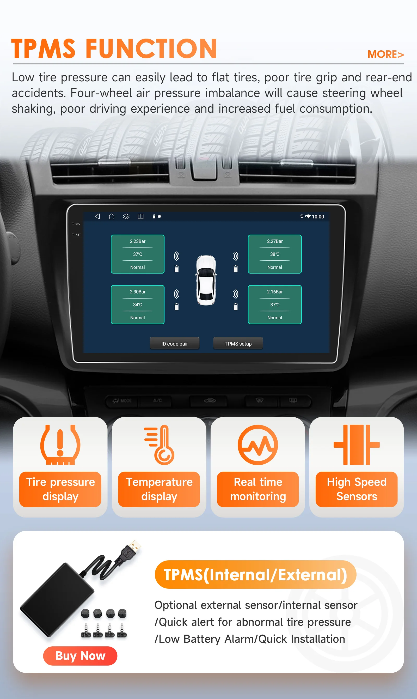 Hizpo 2Din 9inch Android Auto Car Radio for Mazda 6 2007 - 2012 CarPlay Screen GPS Navigation 4G BT WiFi SWC DSP RDS 360° Cam