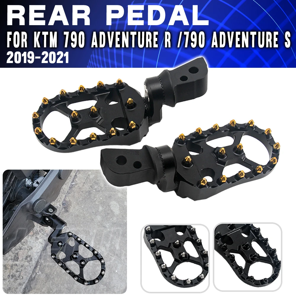

Passenger Foot Pegs For KTM 790 Adventure R S 790 adv s 2019-2021 Motorcycle Adjustable Footpegs Rest Pedal Anti-slip Footrests