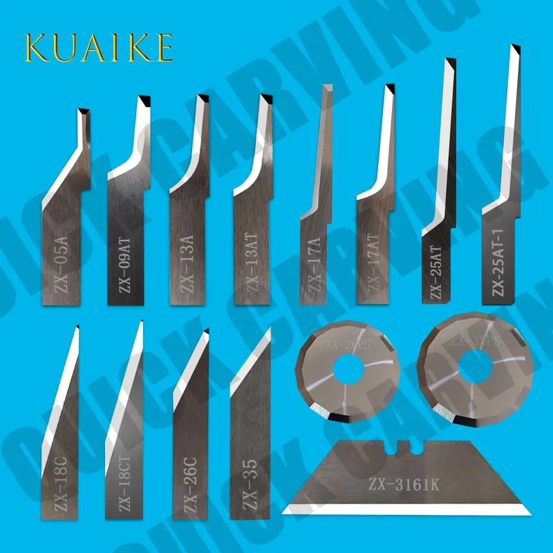 

10PCS ZHUOXING Vibrating Blade ZXT Cutting Machine Blades for Clothing Shoe Bags Automotive Interiors ZX-05A ZX-09AT ZX-13AT