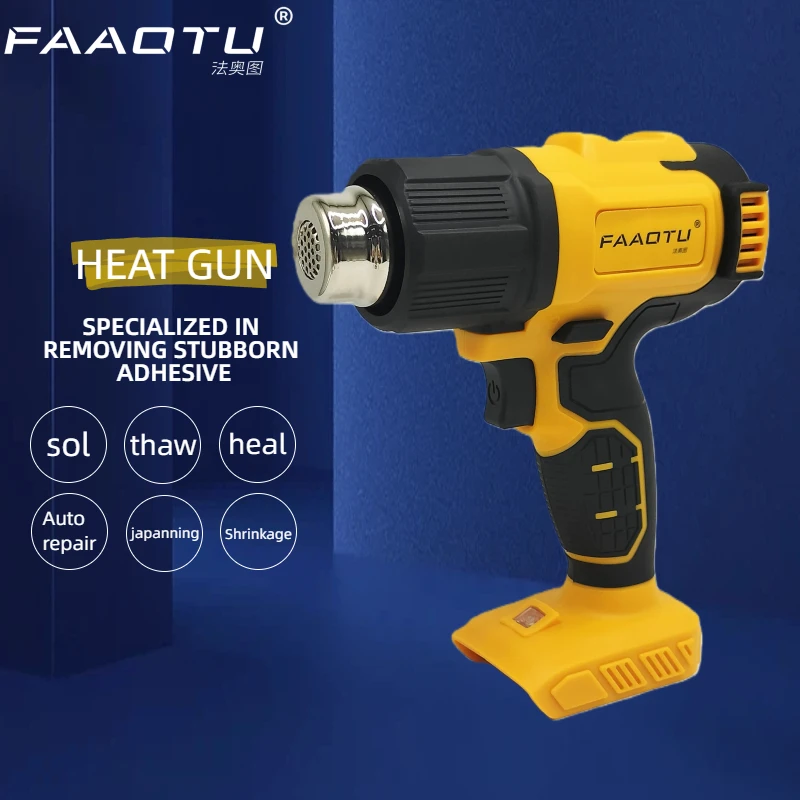 FAAOTU Hot Air Gun, Fast Heating, Same Function as DW for DIY & Repair Compatible with DW batteries NO battery
