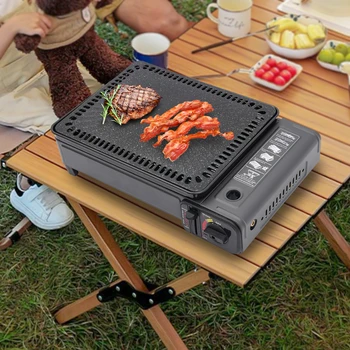 BBQ Grill Portable Grill A portable butane gas stove suitable for camping grills and outdoor cooking needs 1