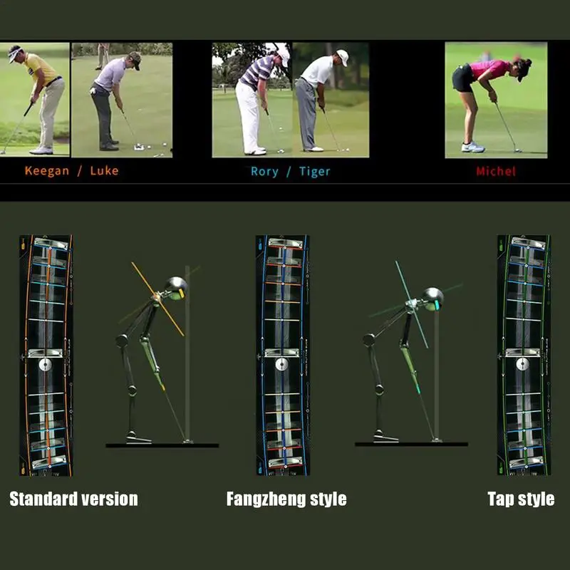 Polymères d'entraînement de golf pour hommes et femmes, entraîneur de chemin de putter, tapis de guidage de putter de golf, accessoires de golf intérieurs Mayor, 3 pièces