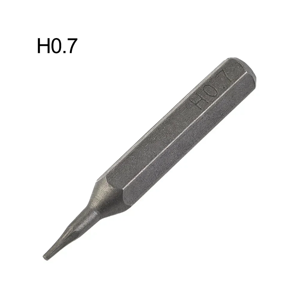 4mm Steel Screwdriver Bits 28mm H0.7/H0.9/H1.3/H1.5/H2.5/H3/H3.5/H4 Hex Shank Electric Screwdriver Bits Power Tools