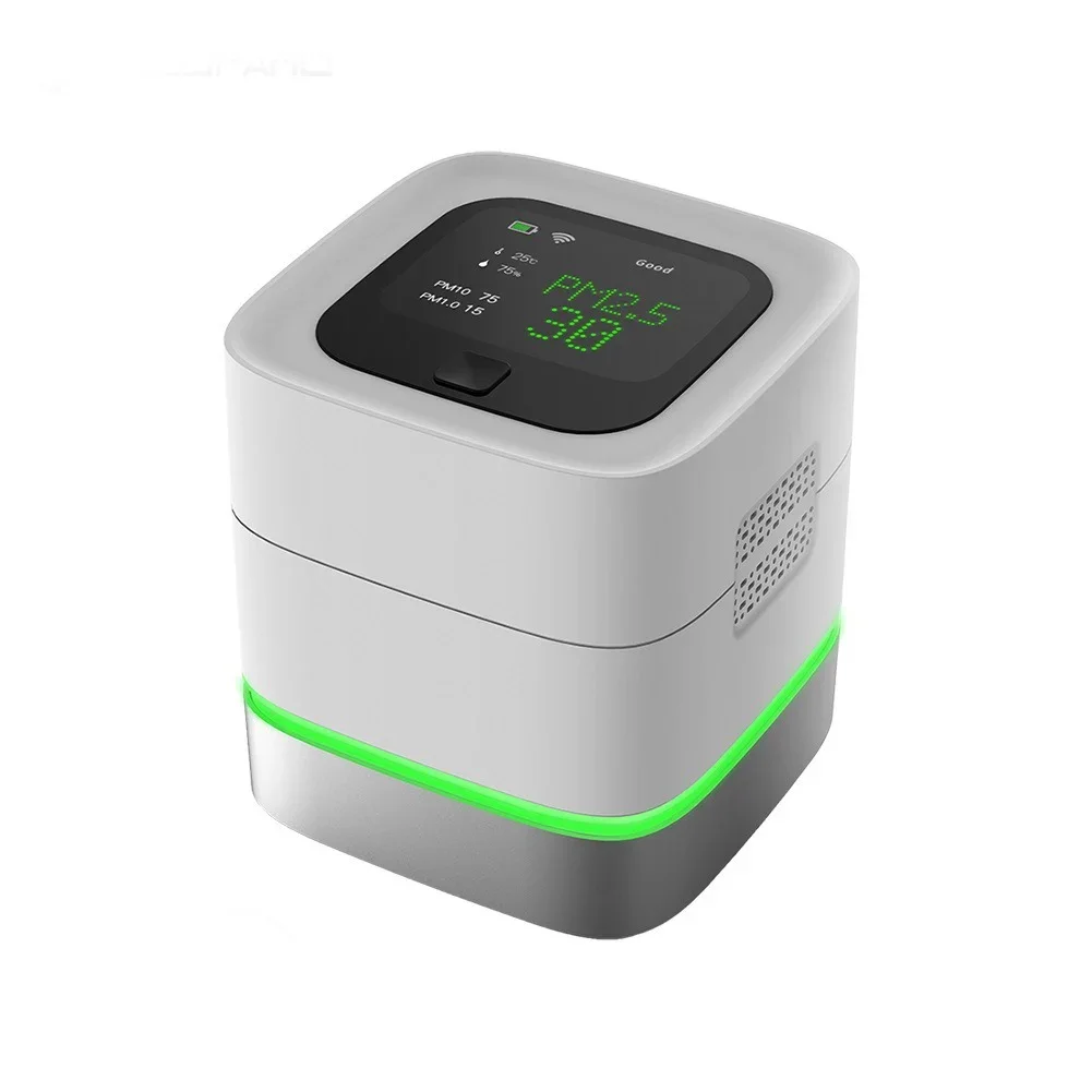 WiFi/ZigBee Environmental Sensor Air Quality Sensor PM2.5 VOC CO2 Smart Environmental Detector