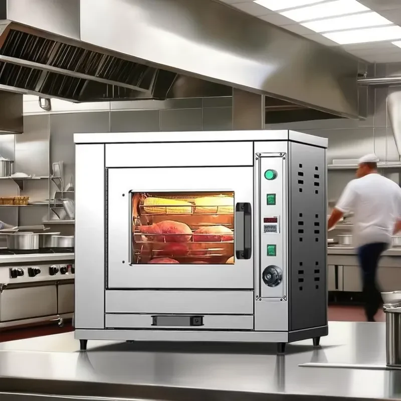 for Commercial Sweet Potato Corn Roaster Automatic Electric Gas Stainless Steel Machine for Hotel Coffee Shop Home Use
