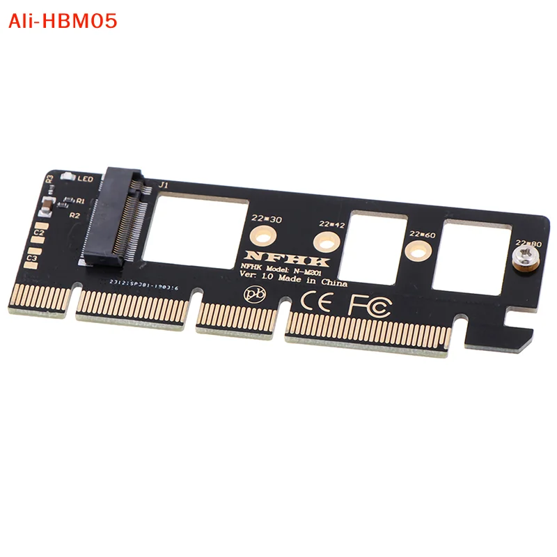 (HB05)1PC NGFF M Key M.2 NVME AHCI SSD To PCI-E PCI Express 3.0 16x x4 Adapter Riser Card Converter For XP941 SM951 PM951 A110