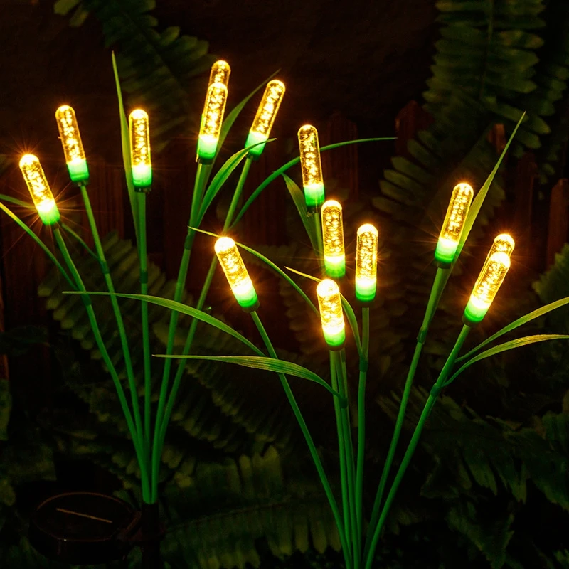 

LED Solar Powered Outdoor Waterproof Reed String Lights Lawn Lights Garden Scenery Atmosphere Lights Garden Decoration