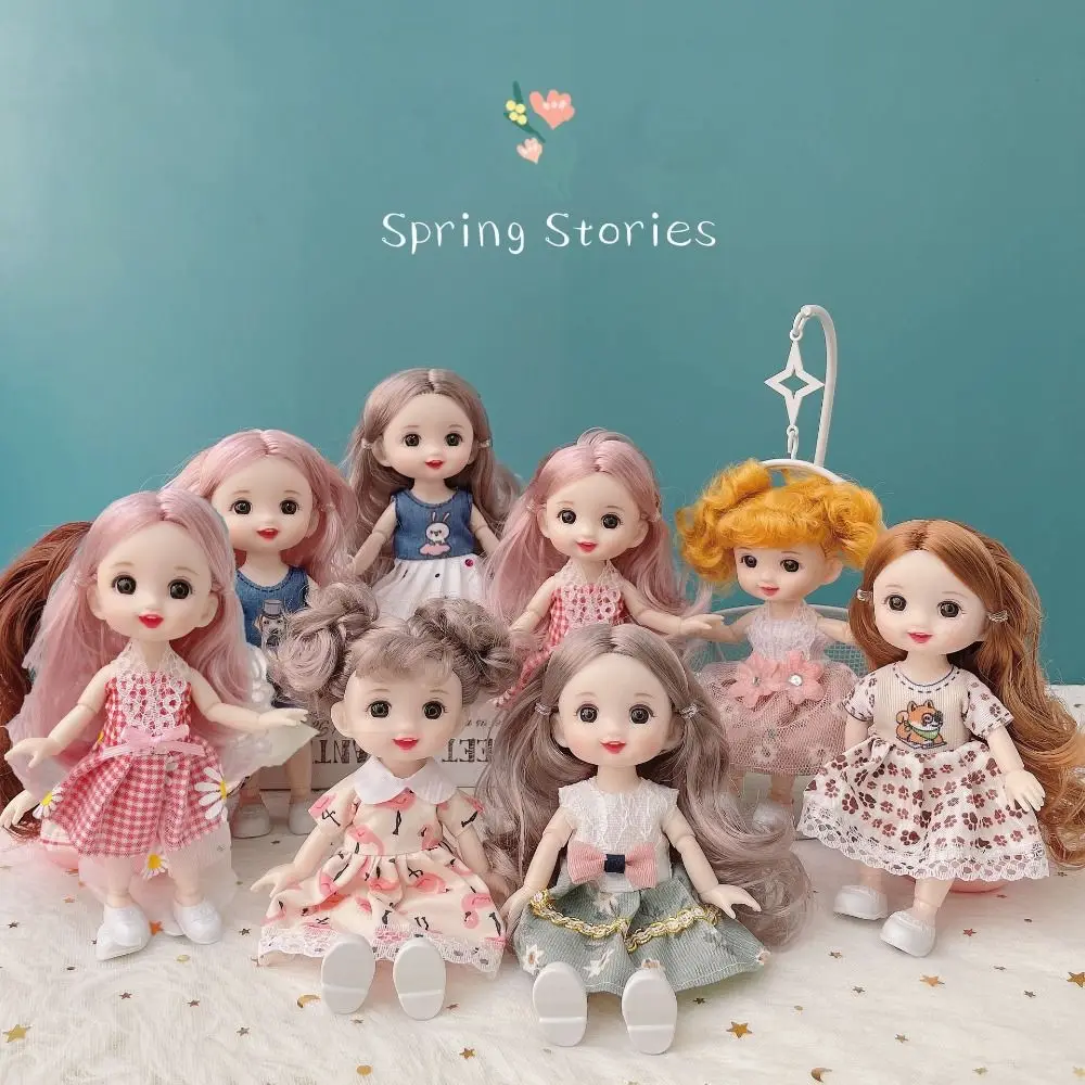 Nowe modne ubranka dla lalek, różne style, eleganckie ubranka do przebierania dla dzieci, ubrania DIY dla lalek 16~17 cm