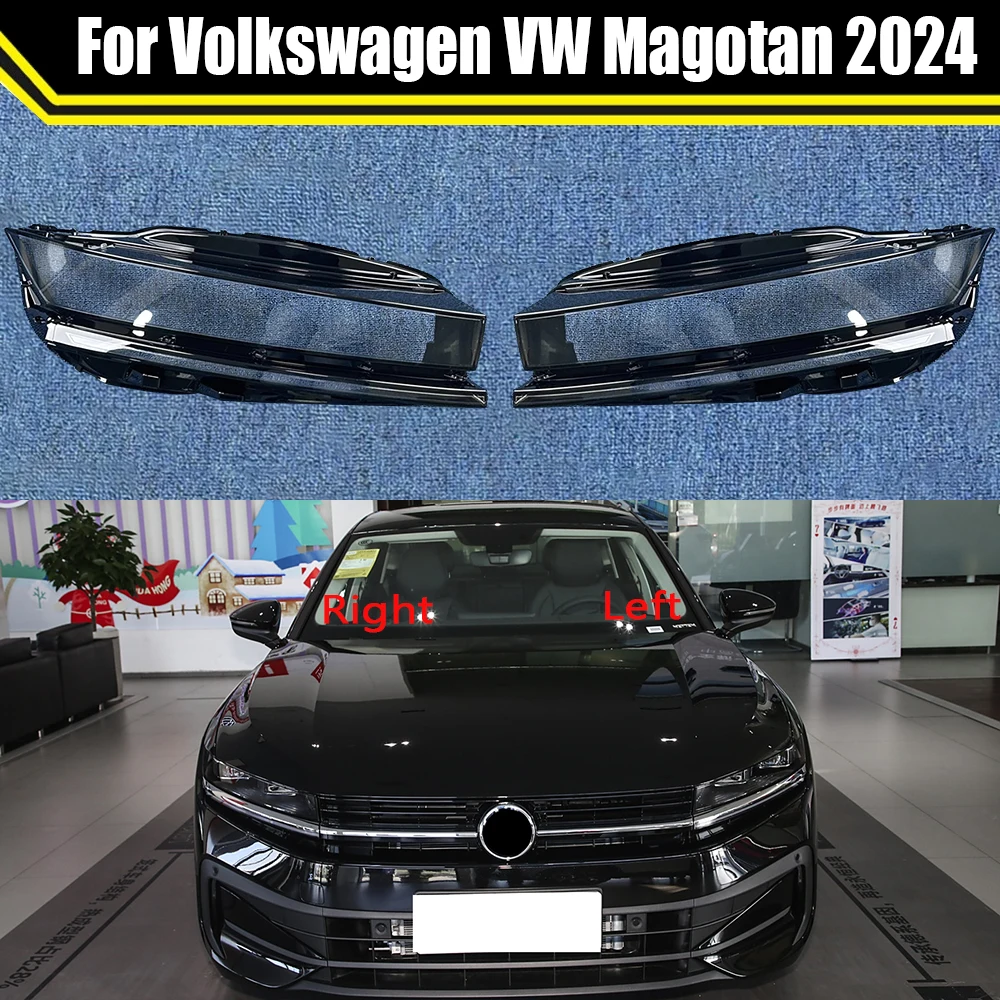

Car Lens Glass Light Lamp Headlamp Shell Transparent Lampshade Headlight Cover For Volkswagen VW Magotan 2024 Lampcover