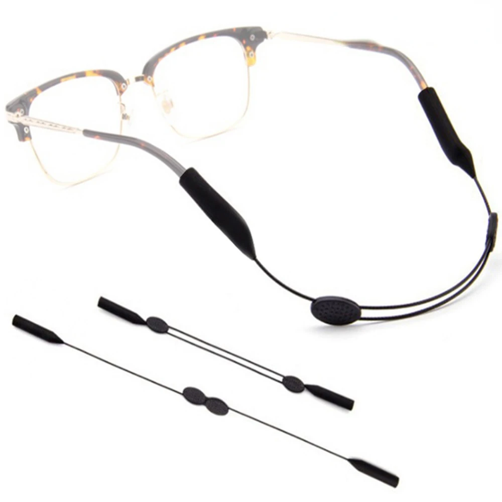Elastische Silikon Brillen bänder Sonnenbrille Kette Sport Anti-Rutsch-Schnur Brille Seile Band Schnur Stone go Brillen halter