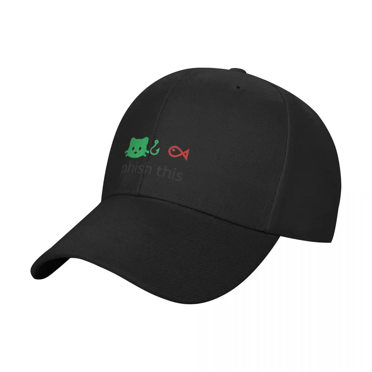 Fashion Phish This - Cybersecurity Cats (Light Background) baseball cap Workwear Style Brand Man Caps
