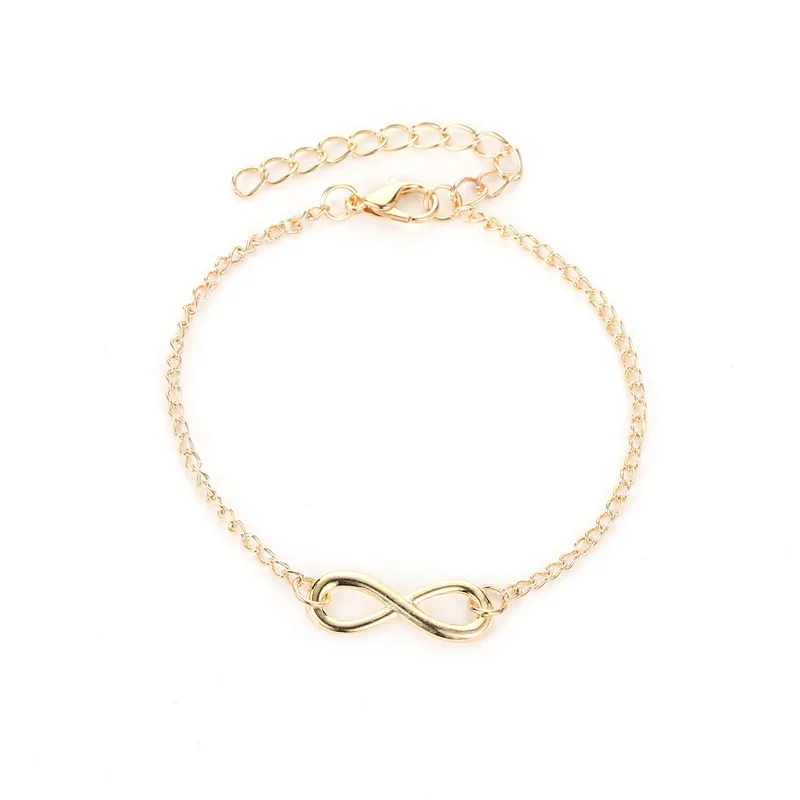 European and American new minimalist 8-shaped bracelet, personalized digital versatile bracelet image 4