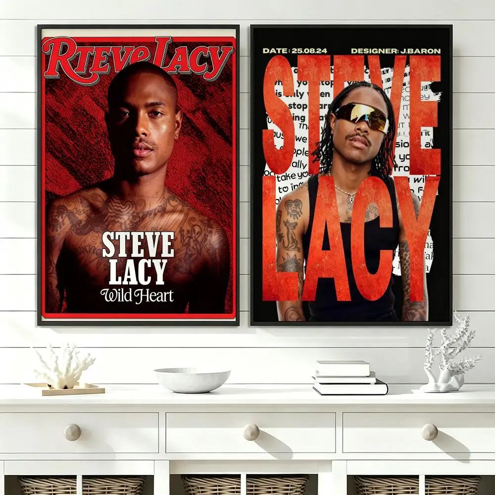 music Steve Lacy Poster Poster HD Trendy SelfAdhesive Wall Art Print For Living Room Bedroom Dorm Office Home Gift