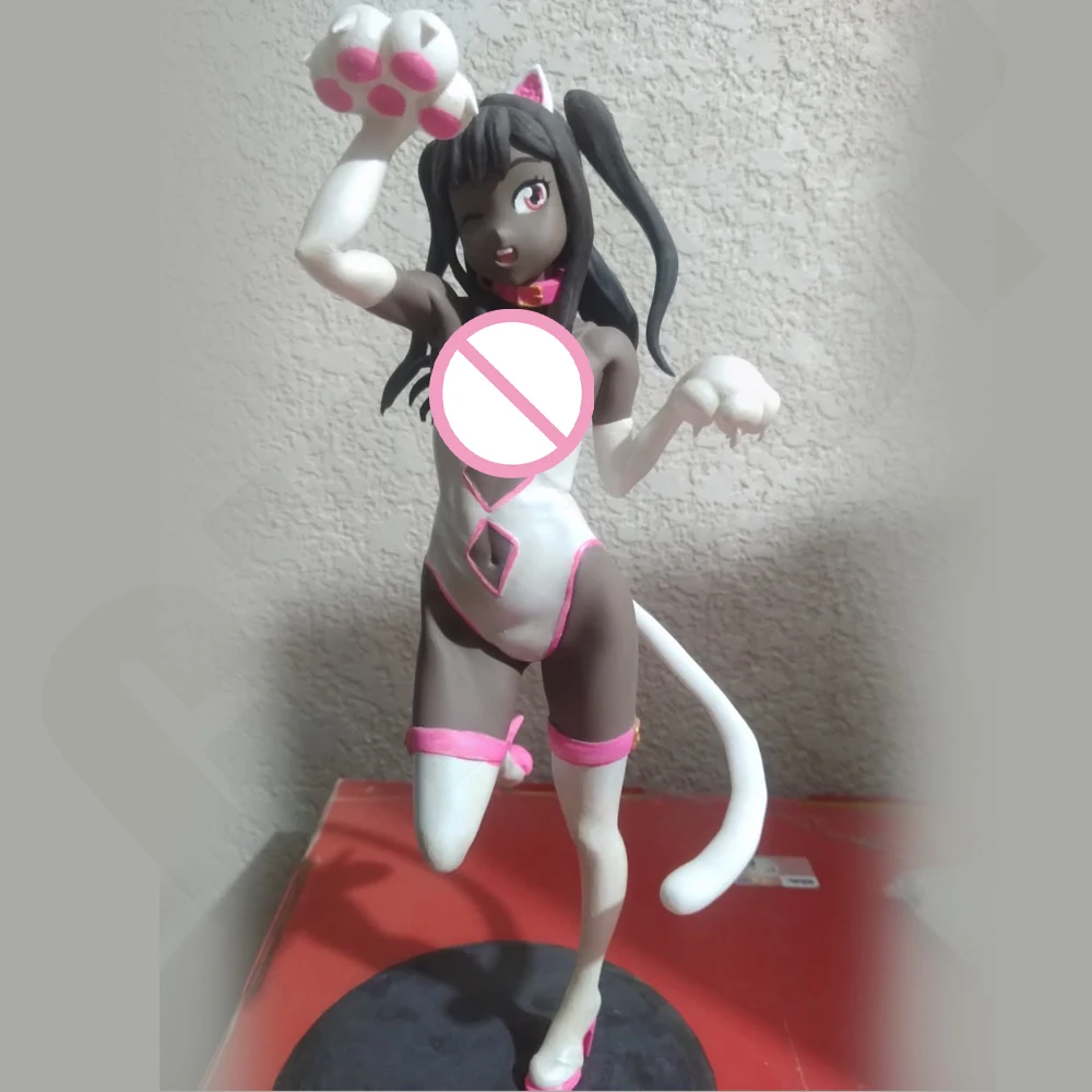 

1/24 Sexy Anime Cat Girl Resin Figurine Toy Unpainted GK Doll Unassembled 3D Print Assembly Miniature Reduction Statue Toy
