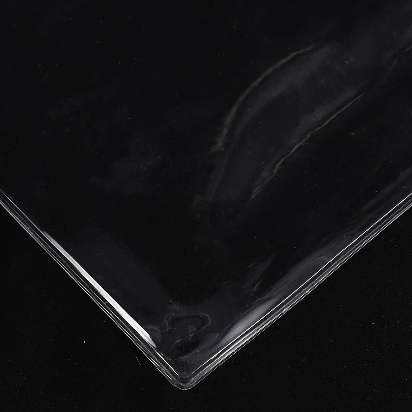 

2pcs Parking Sign Holders Disabled Transparent Hanging Bag Large Capacity Plastic Storage For Car Dashboard Placard