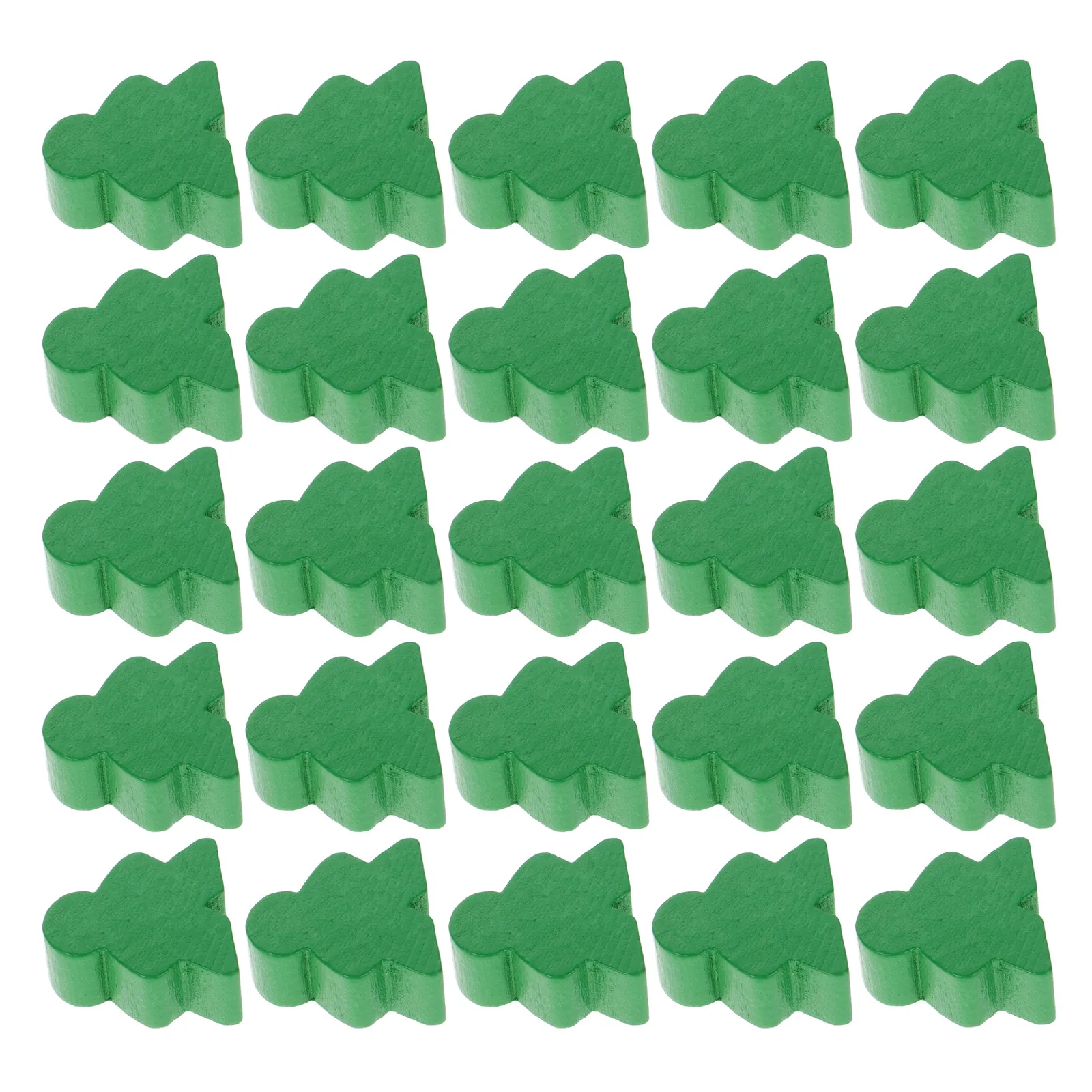 

50Pcs Wood Chess Pieces Set Human Shape Pawns for Flying Chess Board Game Replacement Game Pieces Tabletop Accessory