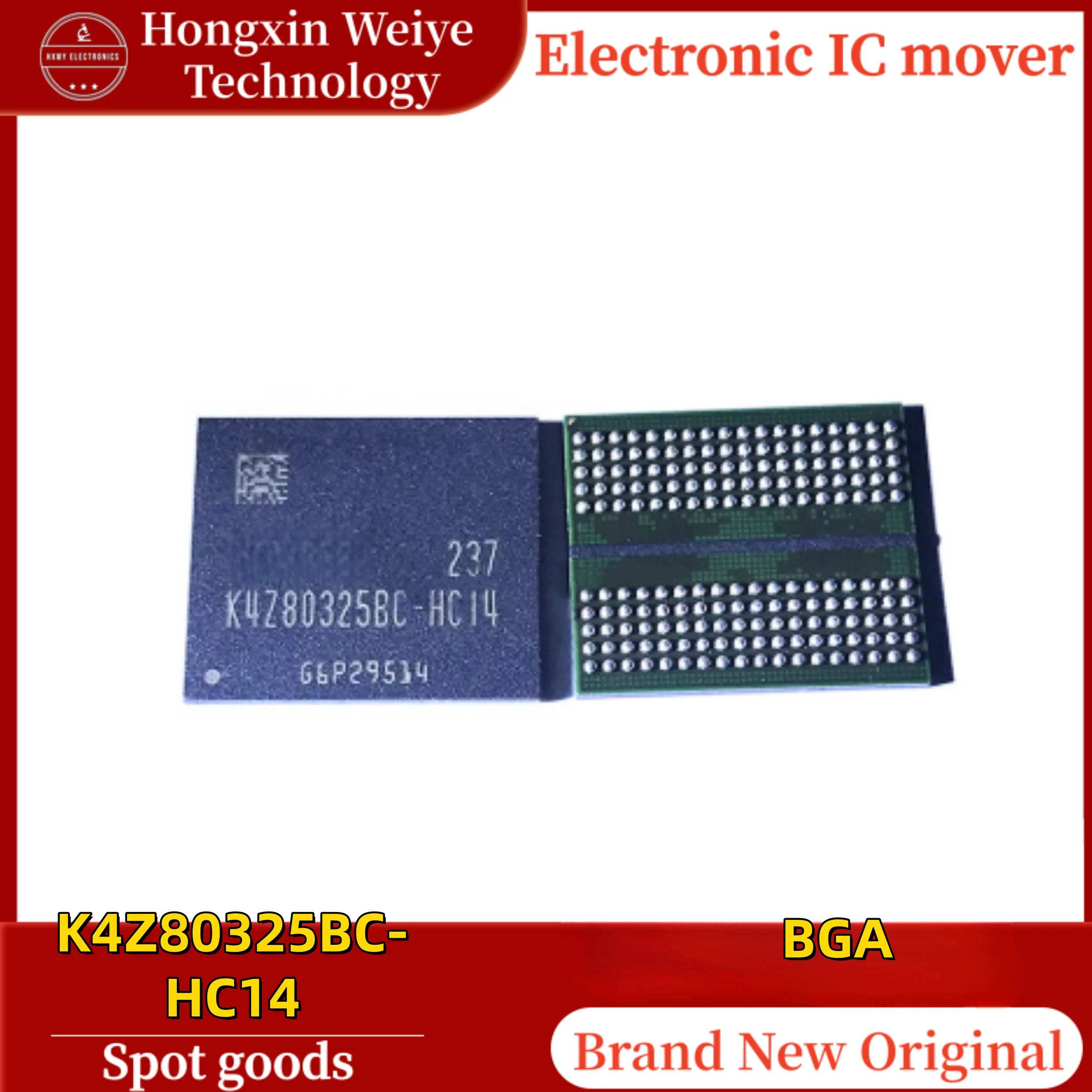 (1/5 pieces) K4Z80325BC-HC14 BGA DDR6 Graphic Memory IC Chip Original Brand New In Stock Fast Shipping