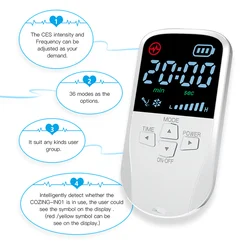 100% New Insomnia Anxiety Depression CES Therapy Device Anxiety Relief Alpha-Stim Electronic Apparatus Sleeping Aid Device