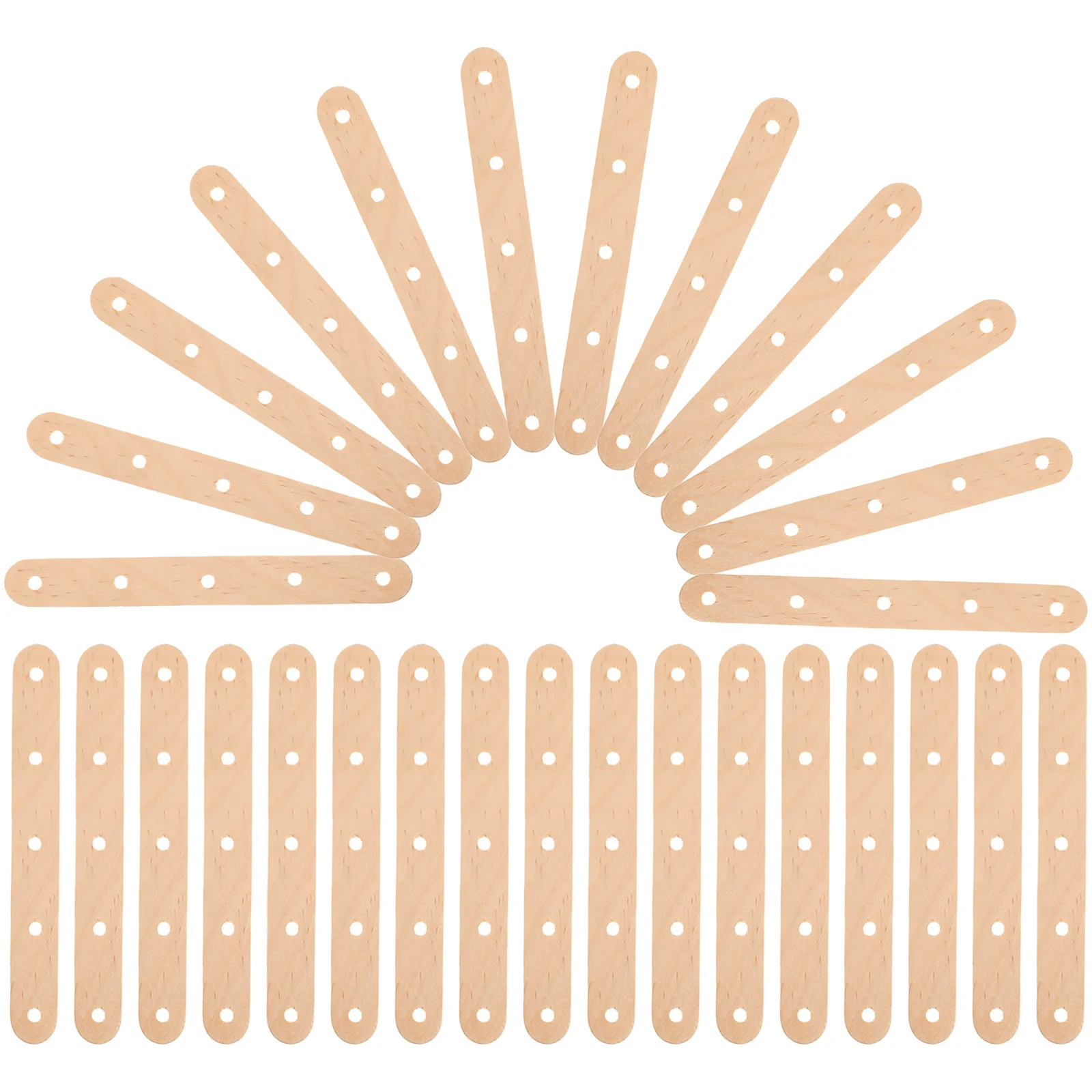 

50PCS Natural Wood Craft Sticks Colored Sticks for Classroom Projects Creative Handmade Children Activities