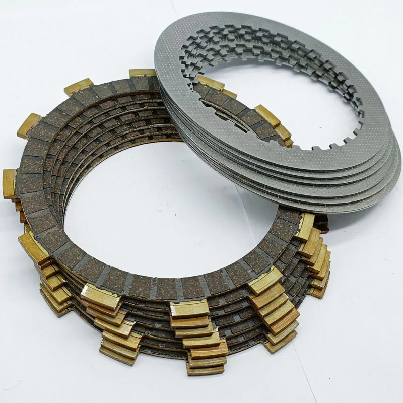 Clutch Friction Plate Discs Kit Fits Suzuki GSX400 ET/EX/EZ 1980-82 GS450 ET/EG/EJ 80-88 RGV250 M/N/P/R 1991-1996 DR350  1990-99