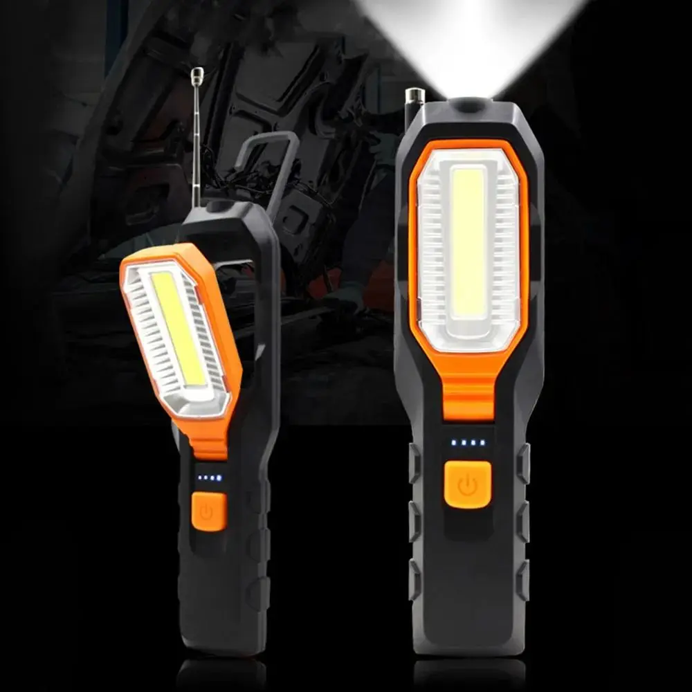 

Компактный светодиодный рабочий фонарь с пластиковым крючком, легко переносимый, для автомобиля, гаража, механика, яркий, энергосберегающий, сигнальный фонарь, для кемпинга