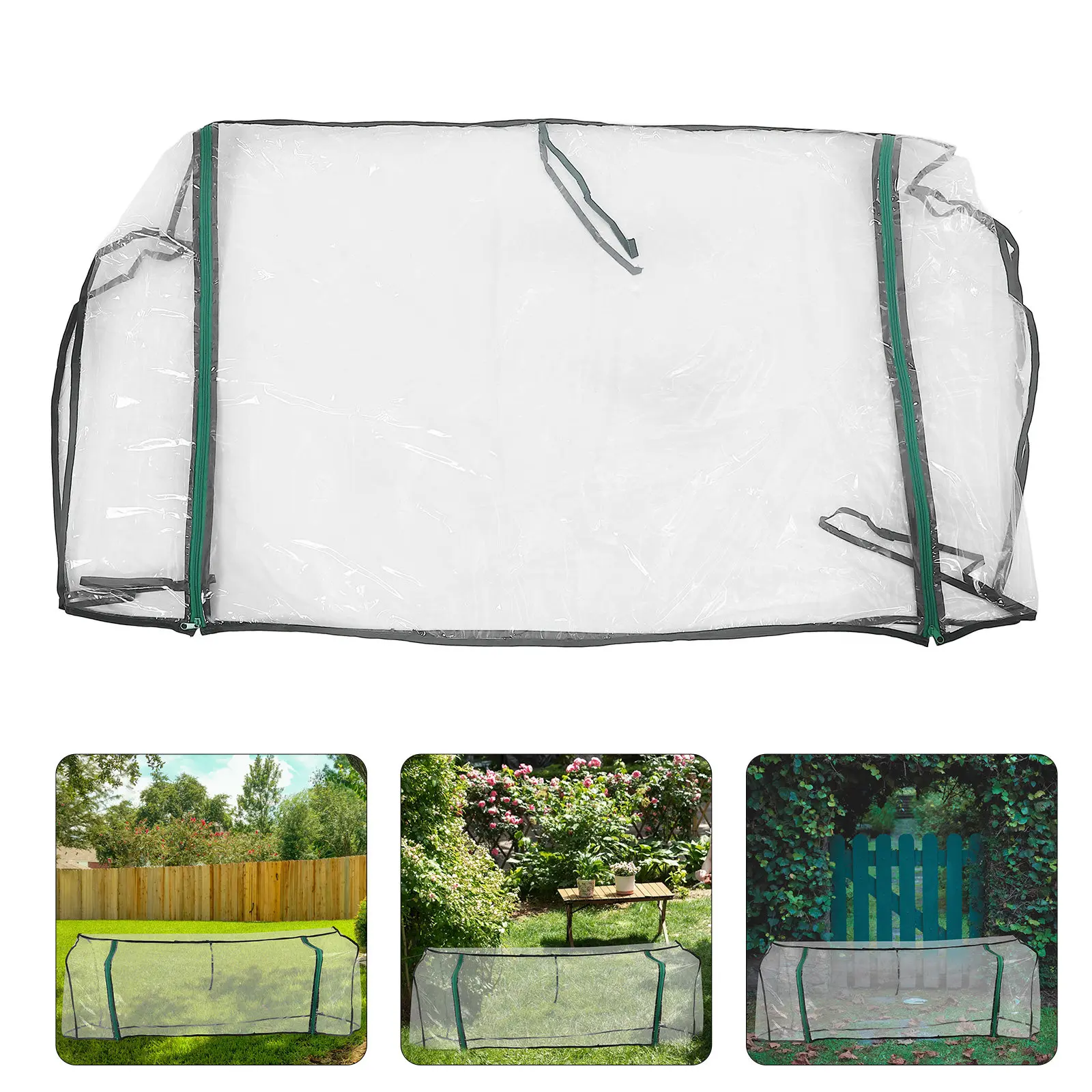 Transparent Garden Greenhouse Cover Easy Installation Protection for Raised Garden Bed Plant Cover Gardening Supply