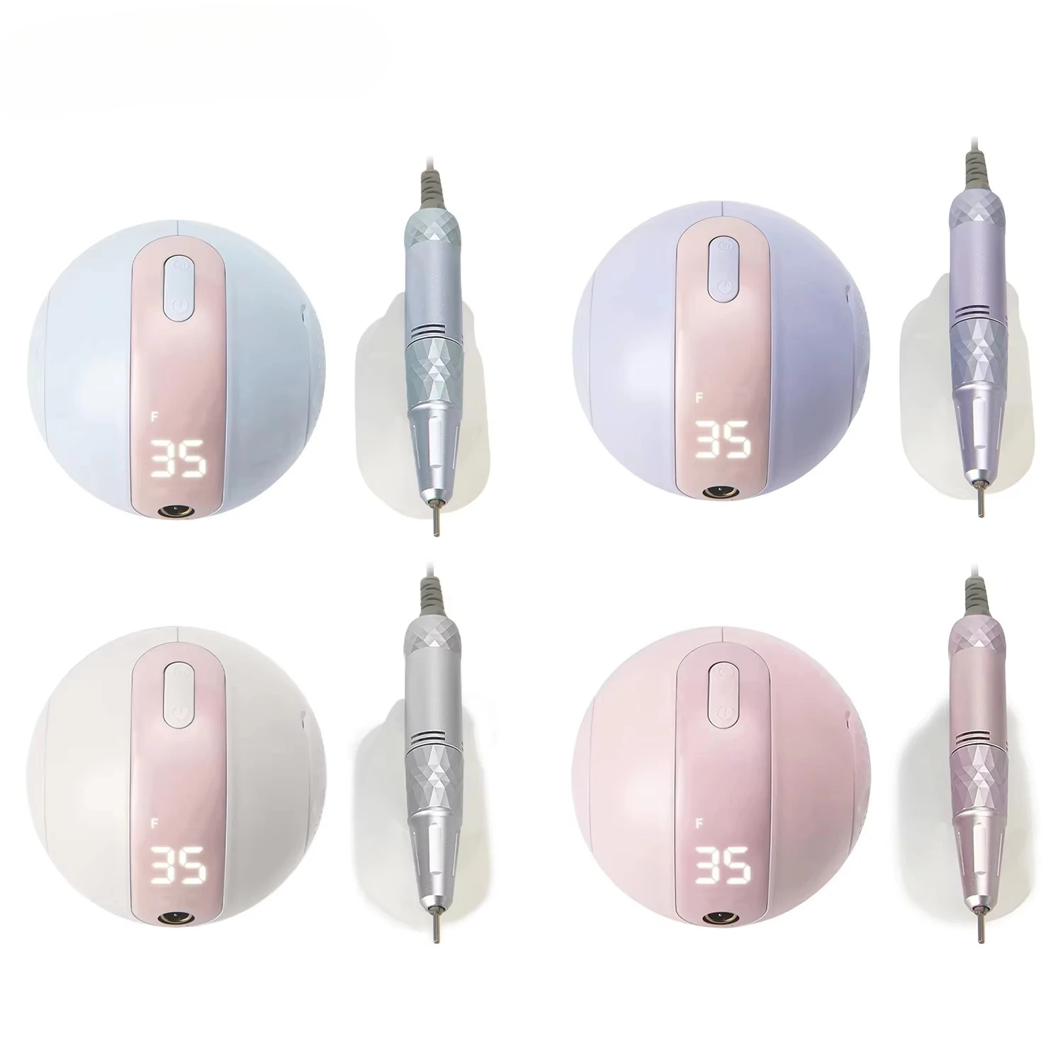 2025 Strong Nail Drill Machine 35000rpm E File Free Bit Low Price Vibration Electric Plastic Nail Drill Machine for Salon Use