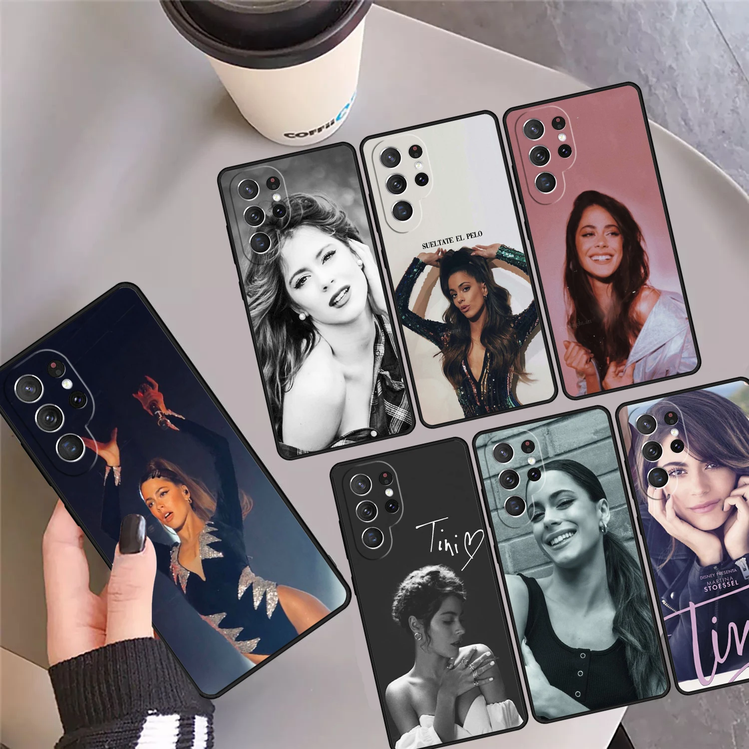 Martina Stoessel TINI Fashion Phone Case Cover For Samsung Galaxy S24 Ultra 23 S22 Plus S21 FE S20 S8 S9 S10 Note 10 Pro Note 20