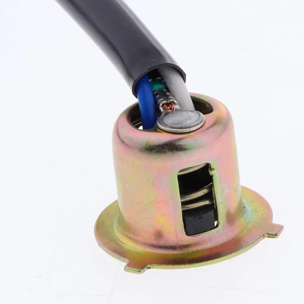 Motorcycle Headlight Bulb Socket Copper Lamp Holder Durable Front Light Plug for CG125 Accessories