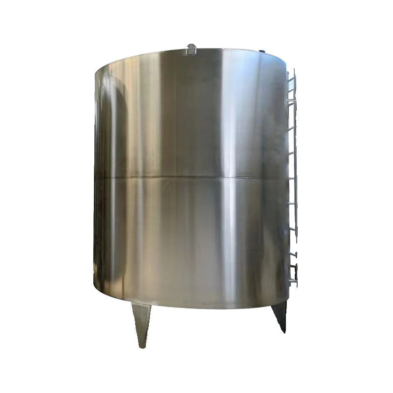 Stainless steel wine tank sealed storage large food grade 304 vertical white steel fermentation equipment